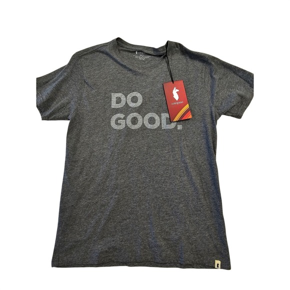 cotopaxi Other - Cotopaxi Do Good T-Shirt Mens Medium Heather Grey Organic Cotton Blend NWT